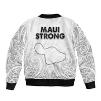 Hawaii Strong Maui Wildfire Bomber Jacket No4 LT9 - Wonder Print Shop