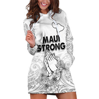 Hawaii Strong Maui Wildfire Hoodie Dress No4 - Wonder Print Shop