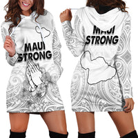 Hawaii Strong Maui Wildfire Hoodie Dress No4 - Wonder Print Shop