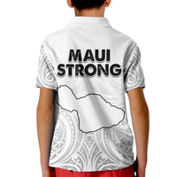 Hawaii Strong Maui Wildfire Kid Polo Shirt No4 - Wonder Print Shop