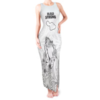 Hawaii Strong Maui Wildfire Tank Maxi Dress No4 - Wonder Print Shop
