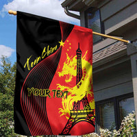 Personalized China Summer Sport Garden Flag Dragon With Eiffel Tower Go Paris 2024 - Wonder Print Shop