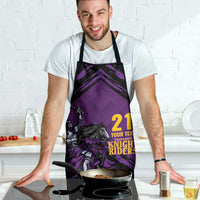 Custom Caribbean Cricket Trinidad and Tobago Cricket Apron TKR Champions 2025 Purple Edition - Wonder Print Shop