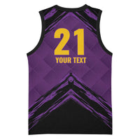 Custom Caribbean Cricket Trinidad and Tobago Cricket Basketball Jersey TKR Champions 2025 Purple Edition - Wonder Print Shop