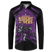 Custom Caribbean Cricket Trinidad and Tobago Cricket Button Sweatshirt TKR Champions 2025 Purple Edition - Wonder Print Shop