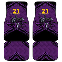 Custom Caribbean Cricket Trinidad and Tobago Cricket Car Mats TKR Champions 2025 Purple Edition - Wonder Print Shop