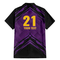Custom Caribbean Cricket Trinidad and Tobago Cricket Family Matching Mermaid Dress and Hawaiian Shirt TKR Champions 2025 Purple Edition - Wonder Print Shop