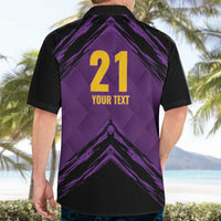 Custom Caribbean Cricket Trinidad and Tobago Cricket Hawaiian Shirt TKR Champions 2025 Purple Edition - Wonder Print Shop