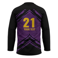 Custom Caribbean Cricket Trinidad and Tobago Cricket Hockey Jersey TKR Champions 2025 Purple Edition - Wonder Print Shop