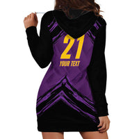Custom Caribbean Cricket Trinidad and Tobago Cricket Hoodie Dress TKR Champions 2025 Purple Edition - Wonder Print Shop