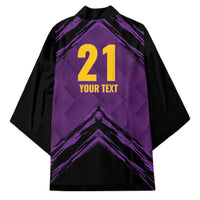 Custom Caribbean Cricket Trinidad and Tobago Cricket Kimono TKR Champions 2025 Purple Edition - Wonder Print Shop