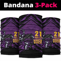 Custom Caribbean Cricket Trinidad and Tobago Cricket Neck Gaiter TKR Champions 2025 Purple Edition - Wonder Print Shop
