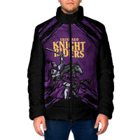 Custom Caribbean Cricket Trinidad and Tobago Cricket Padded Jacket TKR Champions 2025 Purple Edition - Wonder Print Shop