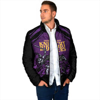 Custom Caribbean Cricket Trinidad and Tobago Cricket Padded Jacket TKR Champions 2025 Purple Edition - Wonder Print Shop