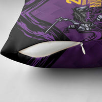 Custom Caribbean Cricket Trinidad and Tobago Cricket Pillow Cover TKR Champions 2025 Purple Edition - Wonder Print Shop