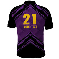 Custom Caribbean Cricket Trinidad and Tobago Cricket Polo Shirt TKR Champions 2025 Purple Edition - Wonder Print Shop