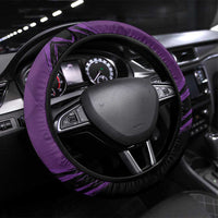 Caribbean Cricket Trinidad and Tobago Cricket Steering Wheel Cover TKR Champions 2025 Purple Edition - Wonder Print Shop