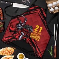 Custom Caribbean Cricket Trinidad and Tobago Cricket Apron TKR Champions 2025 Red Edition - Wonder Print Shop