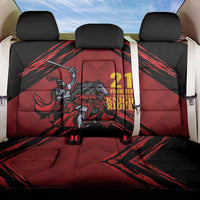 Custom Caribbean Cricket Trinidad and Tobago Cricket Back Car Seat Cover TKR Champions 2025 Red Edition - Wonder Print Shop