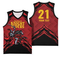 Custom Caribbean Cricket Trinidad and Tobago Cricket Basketball Jersey TKR Champions 2025 Red Edition - Wonder Print Shop
