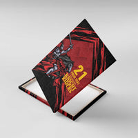 Custom Caribbean Cricket Trinidad and Tobago Cricket Canvas Wall Art TKR Champions 2025 Red Edition - Wonder Print Shop