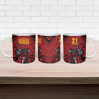 Custom Caribbean Cricket Trinidad and Tobago Cricket Ceramic Mug TKR Champions 2025 Red Edition - Wonder Print Shop