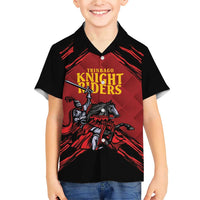 Custom Caribbean Cricket Trinidad and Tobago Cricket Family Matching Short Sleeve Bodycon Dress and Hawaiian Shirt TKR Champions 2025 Red Edition - Wonder Print Shop