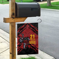 Custom Caribbean Cricket Trinidad and Tobago Cricket Garden Flag TKR Champions 2025 Red Edition - Wonder Print Shop