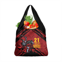 Custom Caribbean Cricket Trinidad and Tobago Cricket Grocery Bag TKR Champions 2025 Red Edition - Wonder Print Shop