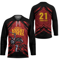 Custom Caribbean Cricket Trinidad and Tobago Cricket Hockey Jersey TKR Champions 2025 Red Edition - Wonder Print Shop