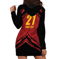 Custom Caribbean Cricket Trinidad and Tobago Cricket Hoodie Dress TKR Champions 2025 Red Edition - Wonder Print Shop