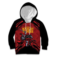 Custom Caribbean Cricket Trinidad and Tobago Cricket Kid Hoodie TKR Champions 2025 Red Edition - Wonder Print Shop