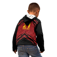 Custom Caribbean Cricket Trinidad and Tobago Cricket Kid Hoodie TKR Champions 2025 Red Edition - Wonder Print Shop