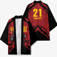 Custom Caribbean Cricket Trinidad and Tobago Cricket Kimono TKR Champions 2025 Red Edition - Wonder Print Shop