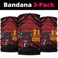 Custom Caribbean Cricket Trinidad and Tobago Cricket Neck Gaiter TKR Champions 2025 Red Edition - Wonder Print Shop