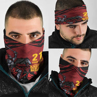 Custom Caribbean Cricket Trinidad and Tobago Cricket Neck Gaiter TKR Champions 2025 Red Edition - Wonder Print Shop