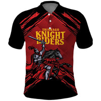 Custom Caribbean Cricket Trinidad and Tobago Cricket Polo Shirt TKR Champions 2025 Red Edition - Wonder Print Shop