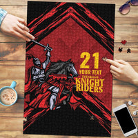 Custom Caribbean Cricket Trinidad and Tobago Cricket Puzzle TKR Champions 2025 Red Edition - Wonder Print Shop