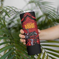 Custom Caribbean Cricket Trinidad and Tobago Cricket Skinny Tumbler TKR Champions 2025 Red Edition - Wonder Print Shop