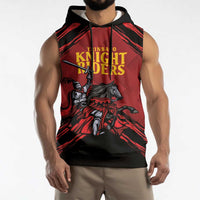Custom Caribbean Cricket Trinidad and Tobago Cricket Sleeveless Hoodie TKR Champions 2025 Red Edition - Wonder Print Shop