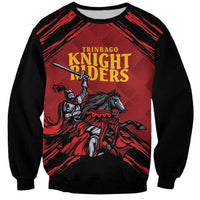 Custom Caribbean Cricket Trinidad and Tobago Cricket Sweatshirt TKR Champions 2025 Red Edition - Wonder Print Shop