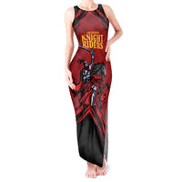 Custom Caribbean Cricket Trinidad and Tobago Cricket Tank Maxi Dress TKR Champions 2025 Red Edition - Wonder Print Shop