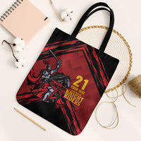 Custom Caribbean Cricket Trinidad and Tobago Cricket Tote Bag TKR Champions 2025 Red Edition - Wonder Print Shop