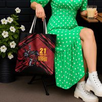 Custom Caribbean Cricket Trinidad and Tobago Cricket Tote Bag TKR Champions 2025 Red Edition - Wonder Print Shop