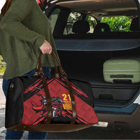 Custom Caribbean Cricket Trinidad and Tobago Cricket Travel Bag TKR Champions 2025 Red Edition - Wonder Print Shop