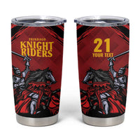 Custom Caribbean Cricket Trinidad and Tobago Cricket Tumbler Cup TKR Champions 2025 Red Edition - Wonder Print Shop