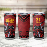 Custom Caribbean Cricket Trinidad and Tobago Cricket Tumbler Cup TKR Champions 2025 Red Edition - Wonder Print Shop