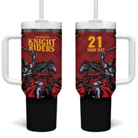 Custom Caribbean Cricket Trinidad and Tobago Cricket Tumbler With Handle TKR Champions 2025 Red Edition - Wonder Print Shop