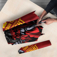 Custom Caribbean Cricket Trinidad and Tobago Cricket Umbrella TKR Champions 2025 Red Edition - Wonder Print Shop