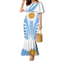 Argentina Rugby Family Matching Mermaid Dress and Hawaiian Shirt World Cup 2023 Los Pumas Go Champion LT9 - Wonder Print Shop